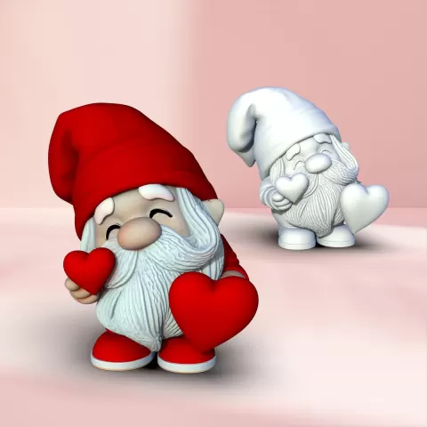 Heart Gnome, Valentine’s Day Gift, Romantic Decor, Love-Themed Displays, Love Gnome Figure, Meaningf