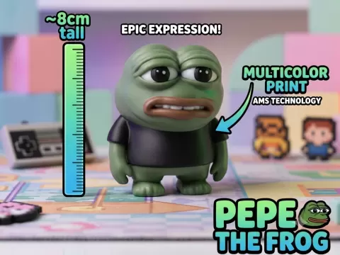 Sad Pepe the Frog – Multicolor
