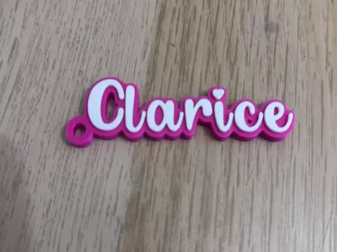 Clarice name keychain