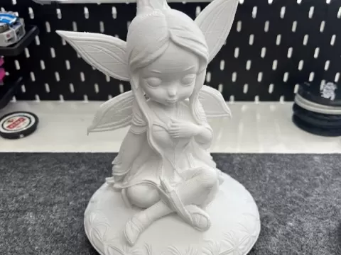 Dreamy Fairy Chibi Sits on a Pillow!