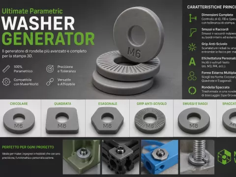 Ultimate Parametric Washer Generator