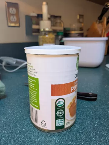 Disposable 75mm veggie can lid