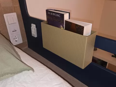 Bedside book holder - Japandi style