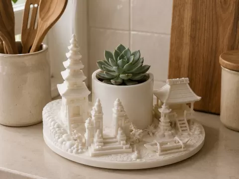 Bali Landmark Planter – Decorative Plant Pot