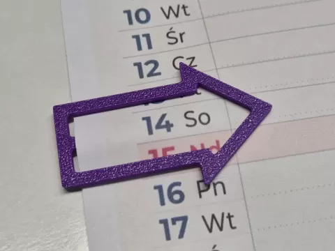 Arrow Paperclip Bookmark