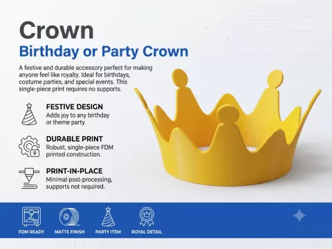 Birthday Crown | Festive Party Accessory