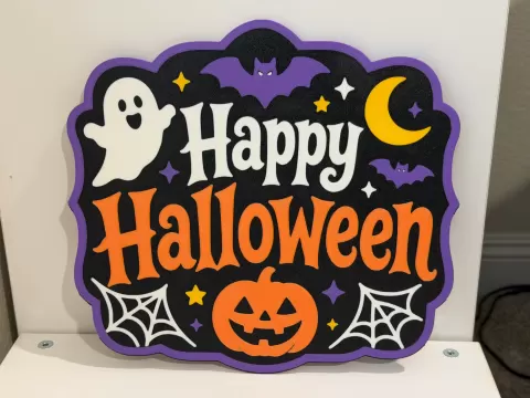 Happy Halloween sign