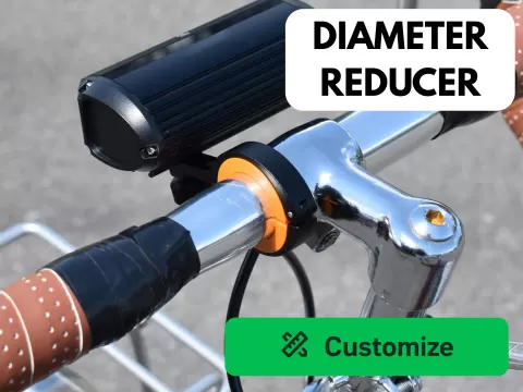 Parametric Spacer Ring for Handlebar Accessories