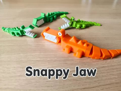 Snappy Jaw | Articulated Snapping-Jaw Crocodile
