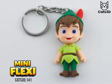 Peter Pan - Mini Flexi Keychain