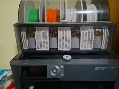 Cajas desecantes Bambu Lab AMS para gel de sílice