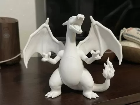 Charizard White Flame Edition Detailed