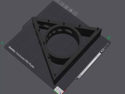 Deathly-Hallows wandstand/wandholder