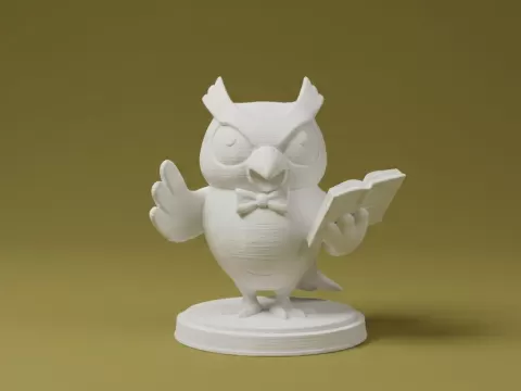 Animal Crossing Blathers Owl Figurine