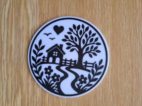 Cozy Cottage Coaster