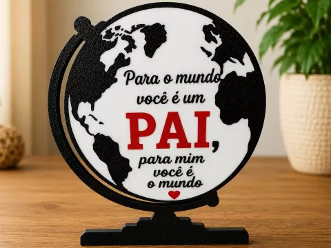 Father's Day Gift – Decorative Globe Plaque