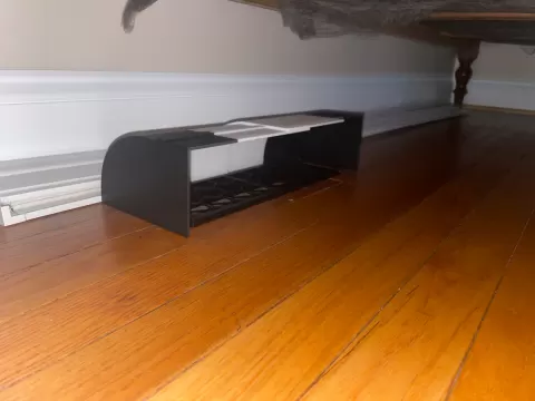 Adjustable Vent Deflector with Magnet Inserts