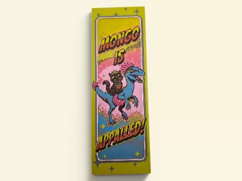 Mongo is Appalled 50mm by 150mm Bookmark