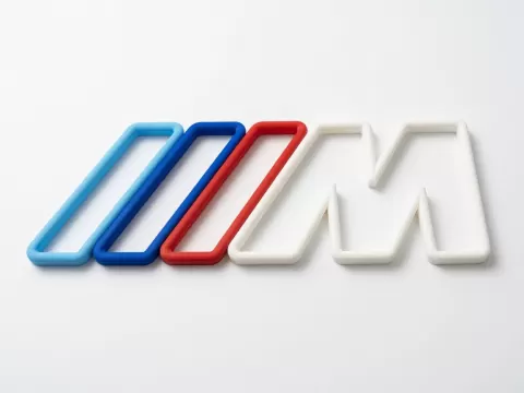///M BMW M 3D Badge NO AMS