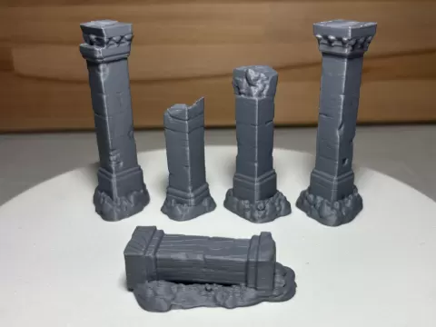 Ruined Columns – RPD & DND Terrain