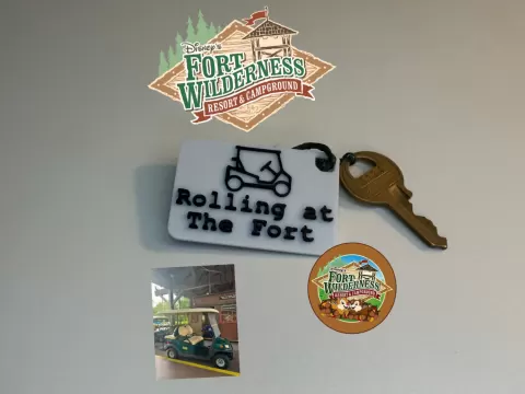 Golf Cart Key Chain