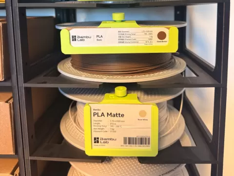 Filament Box Label Holder