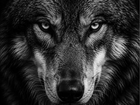 Portrait de Loup - EASY PRINT