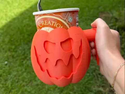 Jack-O-Lantern Pint Ice Cream Holder