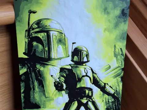 Jango Fett Wall Art