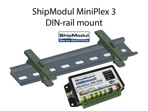 ShipModul MiniPlex 3 DIN rail mount