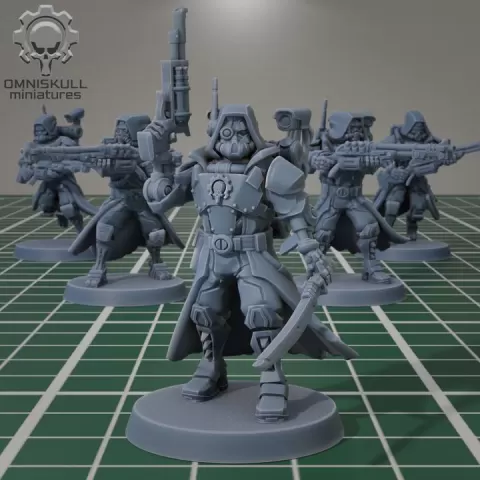 Rustmonger Troopers set by Omniskull miniatures