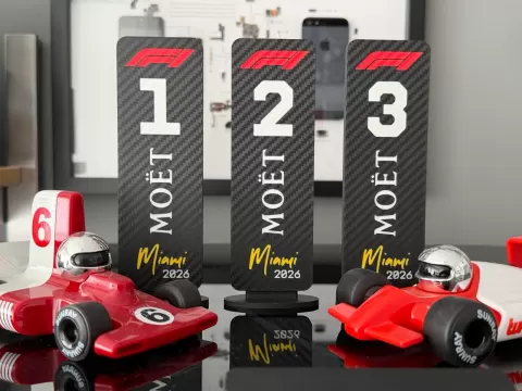 F1 Parc Fermé boards 2026 - Miami Edition