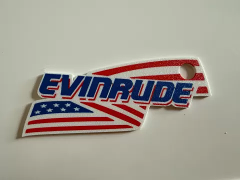 Evinrude Johnson Logo Anhänger Deko