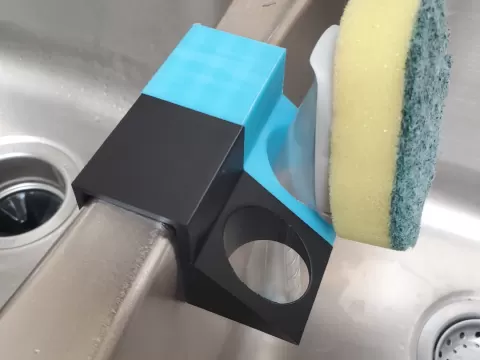 Sink Caddy Scrub Brush Holder