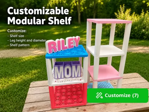 Customizable Modular Shelf