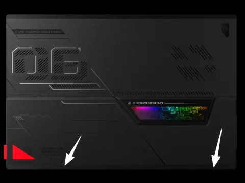 ROG 幻X 2022底部胶条