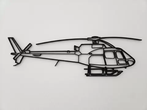 Aérospatiale AS-350 Airbus H125 Wall Art