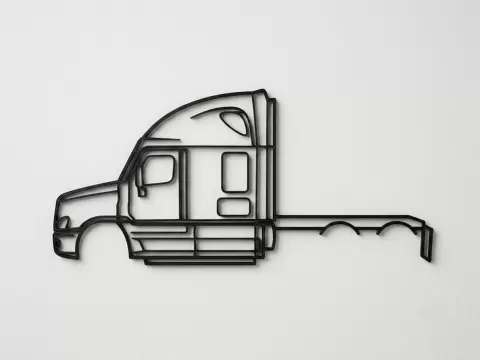 Freightliner Cascadia Wall Art