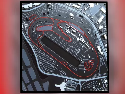 Daytona Int'l Speedway - Track Diorama