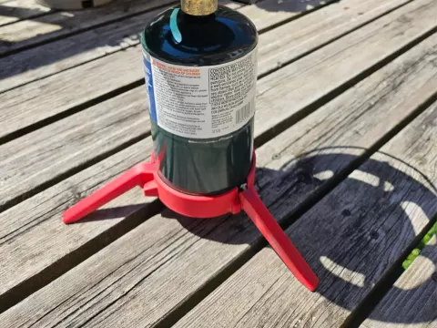 Collapsible Leveling Stand for 1 lb Propane Tanks
