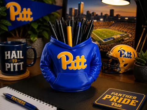 Pitt Panthers Hoodie Pen Holder