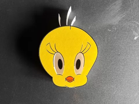 Tweety Bird Wall Art His Eyes Follow you