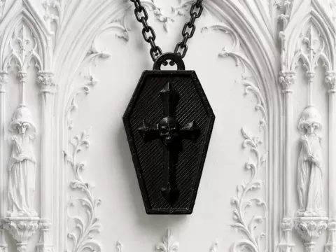 Skull coffin NO AMS Necklace 10 minutes