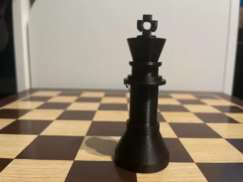 chess king keyring