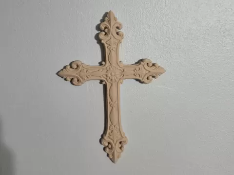 Vintage Ornamental Cross – Elegant Wall Décor