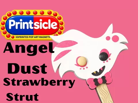 Angel Dust "Strawberry Strut" Printsicle
