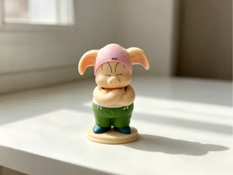搞笑的乌龙-七龙珠超周边摆件系列-龙珠Z儿童男孩涂色玩具