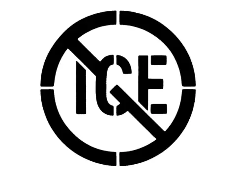 Anti ice stencil