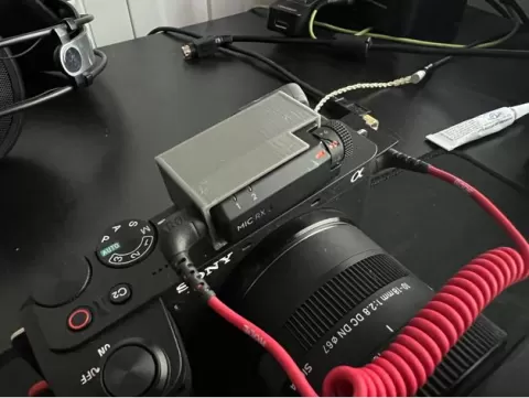 DJI Mic Mini replacement case cold shoe mount