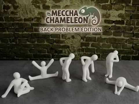 Meccha Chameleon Characters - Back Pain Edition